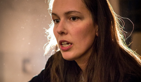 Foto della drammaturga Angela Demattè